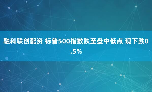 融科联创配资 标普500指数跌至盘中低点 现下跌0.5%