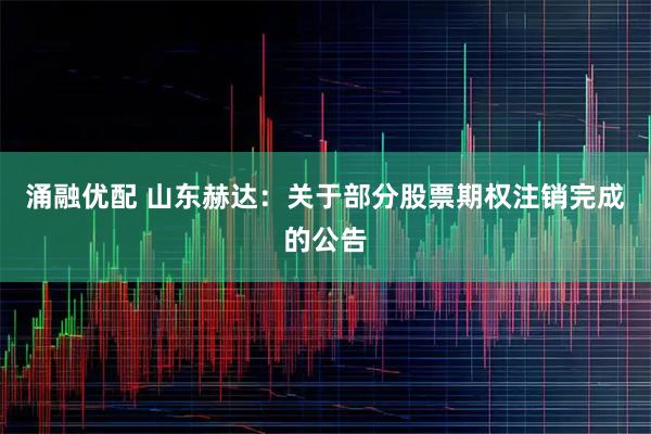 涌融优配 山东赫达：关于部分股票期权注销完成的公告